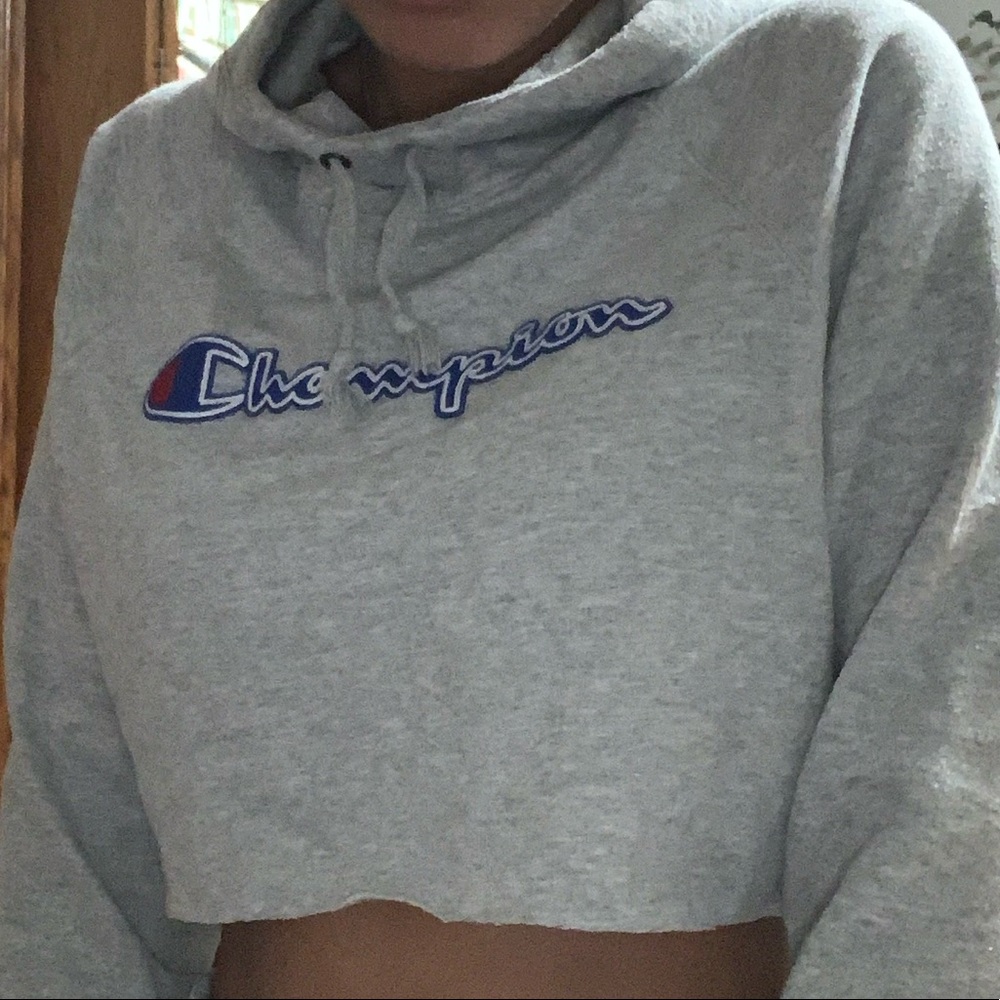 CHAMPION cropped hoodie